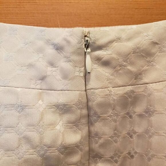 BCBG Max Azria “Penny” Military Style Double Button Cream skirt - Picture 7 of 9